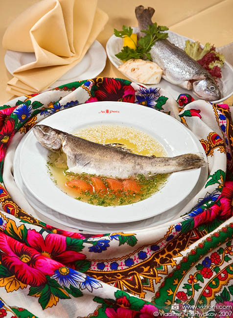 Rostov fish soup (trout)