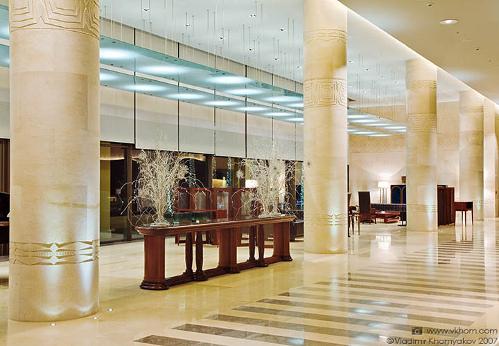 The hall of hotel in Jordan (2)