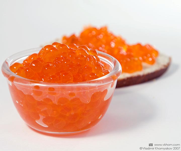 Salmon caviar