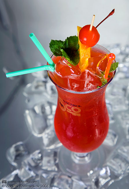 Miami blues cocktail